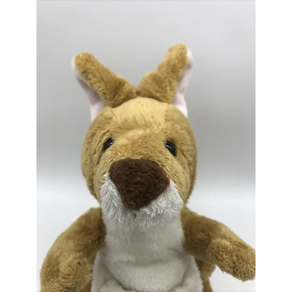 Ganz Webkinz Kangaroo Brown White Plush HM180 
